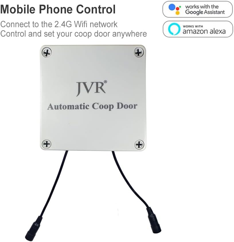 Automatic Chicken Coop Smart Door Compatible with Alexa