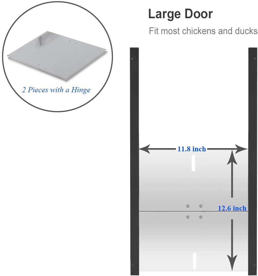 Automatic Chicken Coop Smart Door Compatible with Alexa