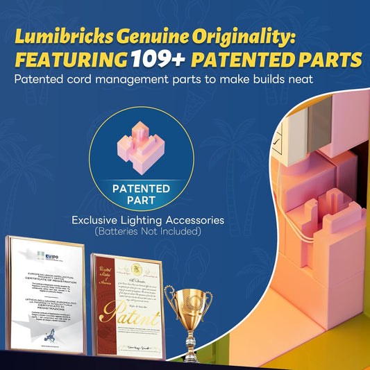 Beach Lifeguard Tower Lighting Building Bricks Set - 1015 Pcs