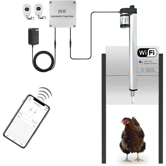 Automatic Chicken Coop Smart Door Compatible with Alexa