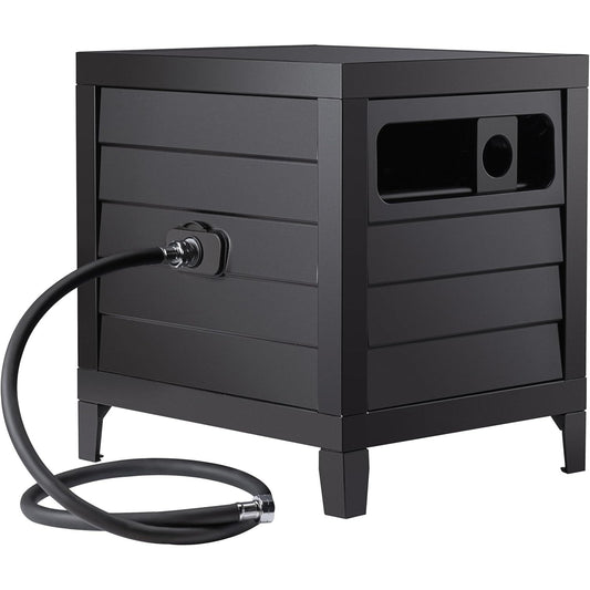 Reel Deck box, Durable Steel Garden Hose Storage Box Cabinet